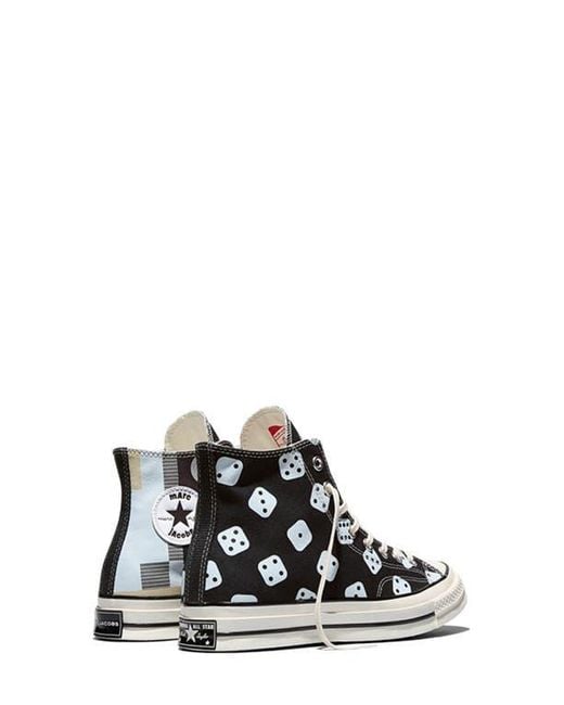 Converse Black X Marc Jacobs Gender Inclusive Chuck Taylor All Star Canvas High Top Sneaker