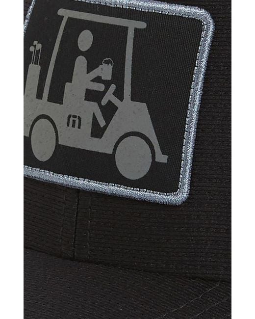 Travis Mathew Black El Capitan Baseball Cap for men