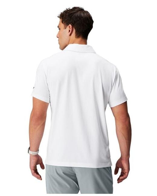 Fabletics White The 24-7 Polo for men