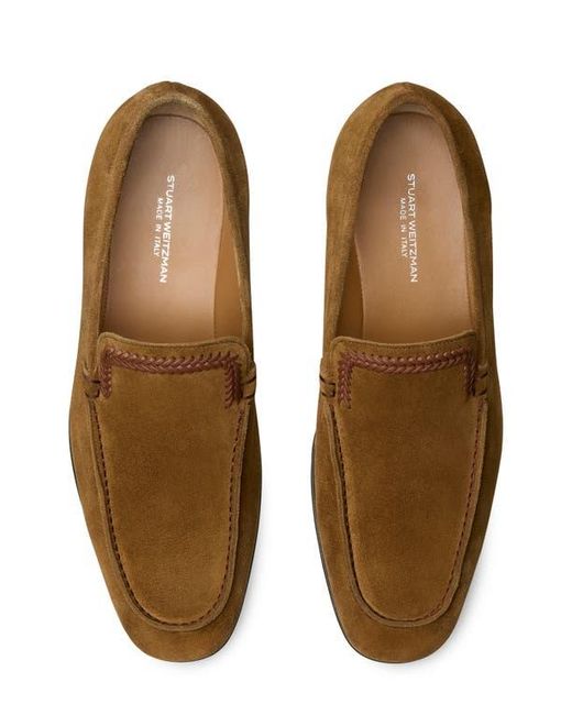 Stuart Weitzman Brown Dalton Loafer for men