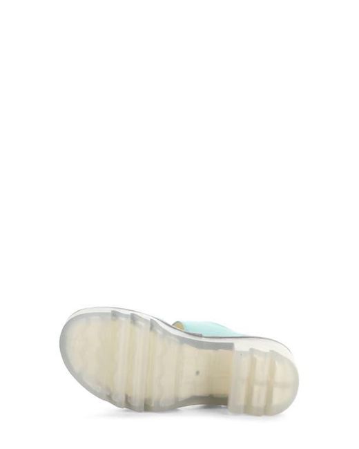 Fly London Blue Taar Platform Sandal