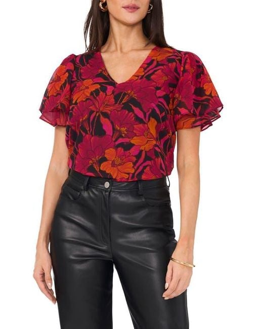 vince camuto ruffle top