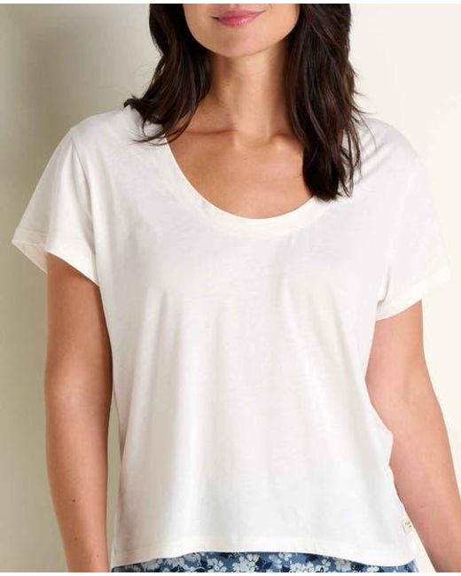 Toad & Co. White Whisper Tee