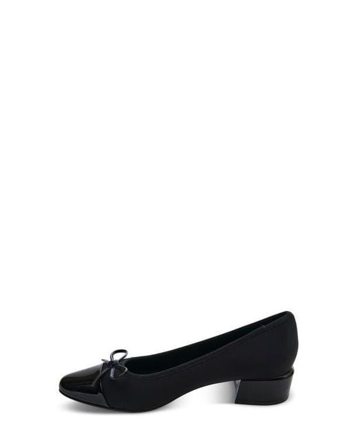 Vaneli Black Alesya Cap Toe Pump