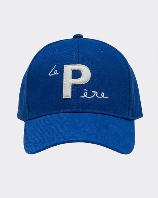 le PERE Blue Logo Cap for men