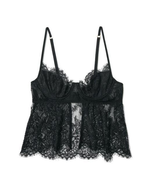 Hanky Panky Black X Lexi Wood Shannon Underwire Lace Camisole