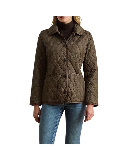 Ralph Lauren Women's Brown Quilted Jacket