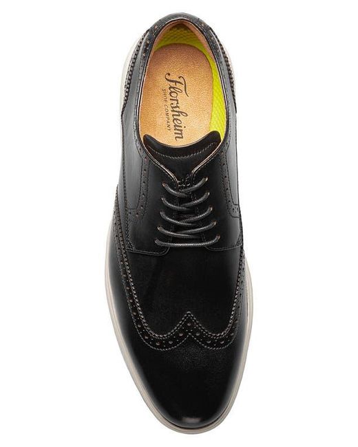 Florsheim Black Dash Wingtip Derby for men