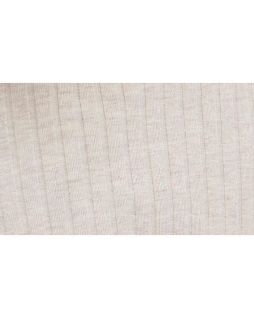 ALIGNE White Daphne Rib Cardigan