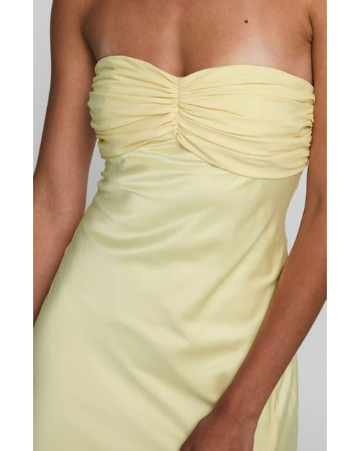 open lace back dress Steward Mini Dress Lemon main image 0