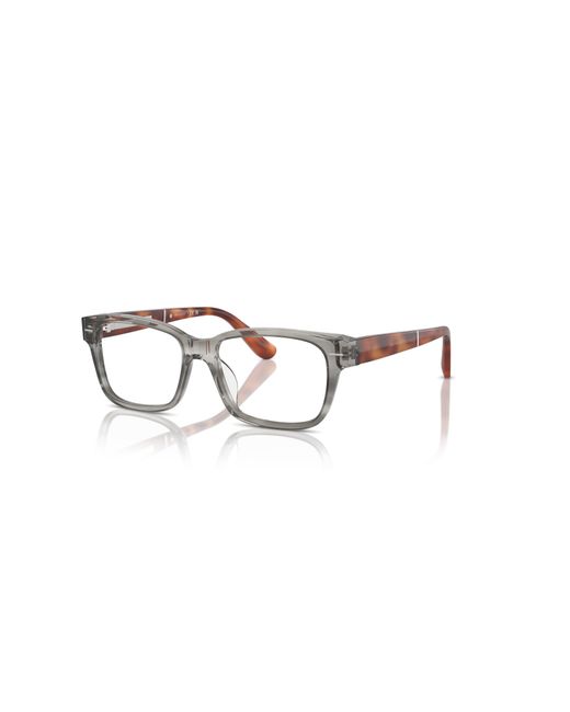 Brunello Cucinelli Metallic 53Mm Rectangle Optical Glasses