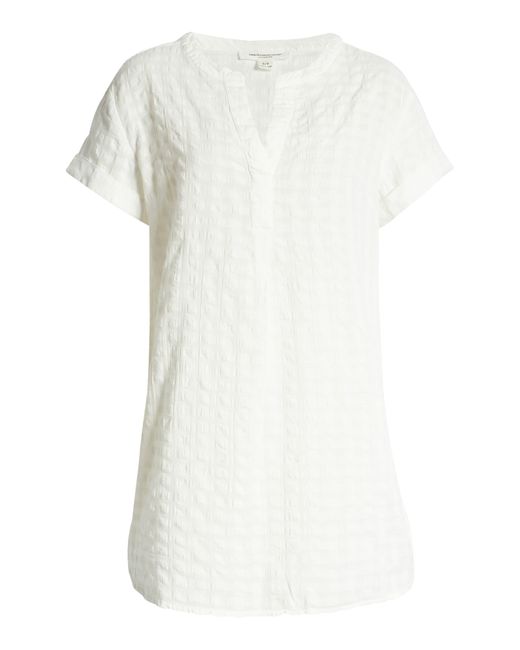 Beach Lunch Lounge White Marley Cotton Gauze Dress