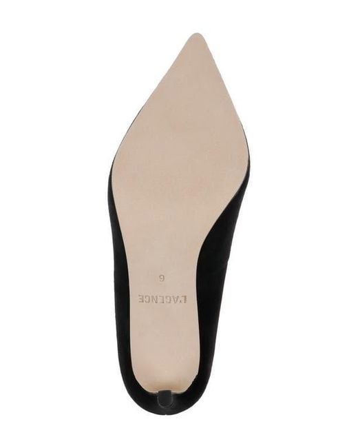 L'Agence Black Maelle Pointed Toe Pump