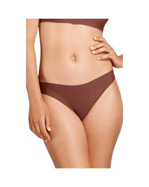 Siella Brown No-Show Thong