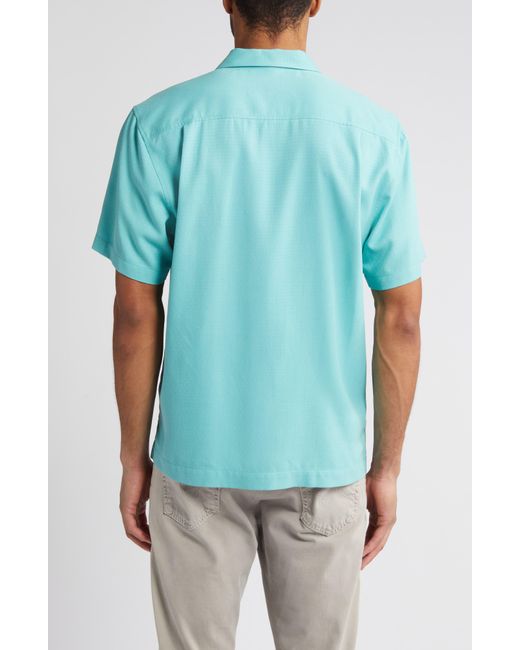 Tommy Bahama Blue Coastal Breeze Silk Blend Button-up Shirt for men