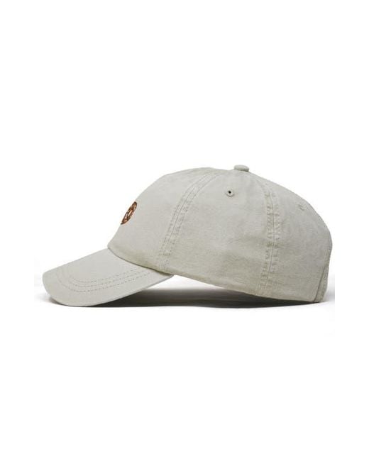 Alix White Pretzel Dad Cap