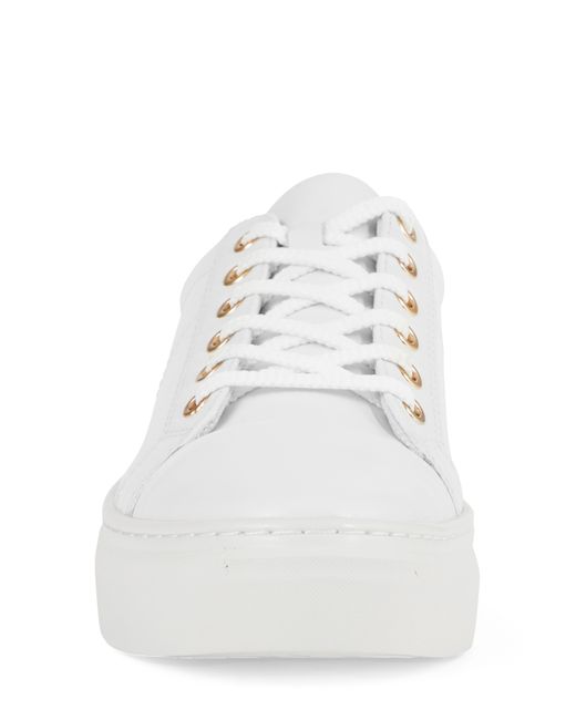 Vagabond White Zoe Platform Sneaker