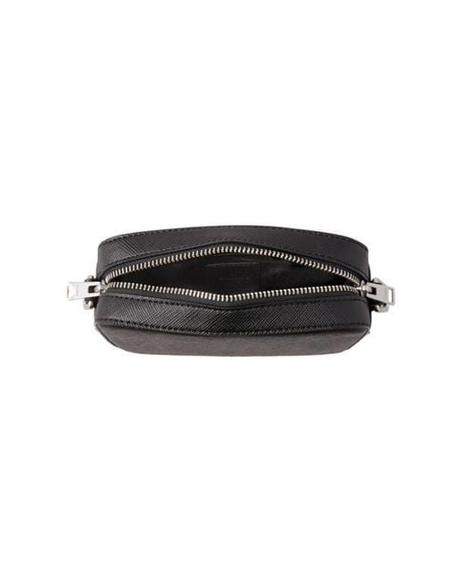 Sandro Black Small Reconstituted Leather Bag for men
