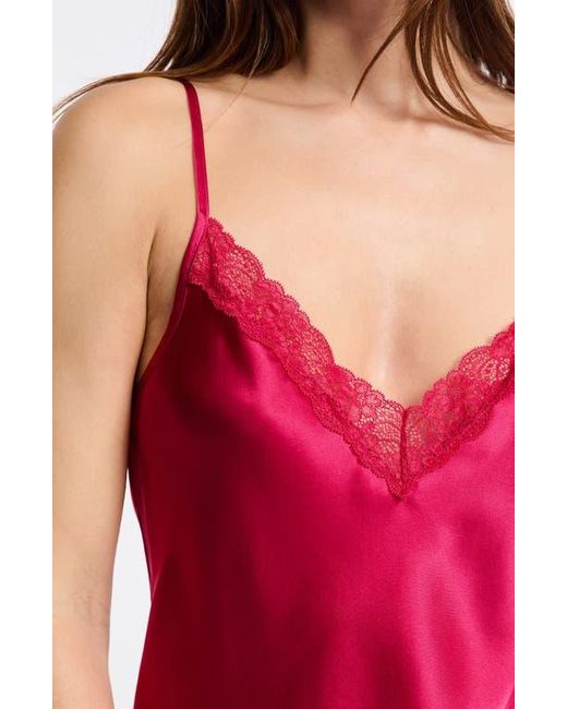 Etam Red Milky Silk Camisole
