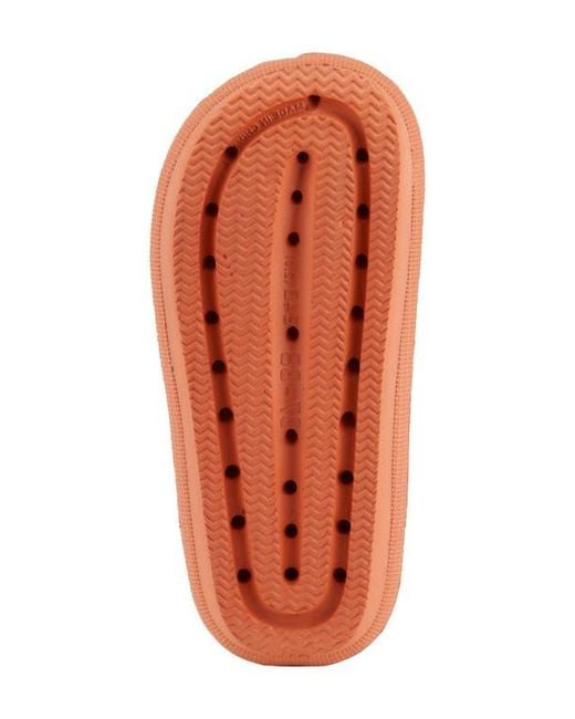Flexus by Spring Step Orange Bubbles Waterproof Slide Sandal