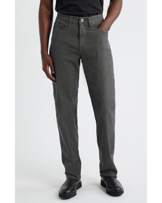 34 Heritage Gray Charisma Relaxed Straight Leg Pants for men
