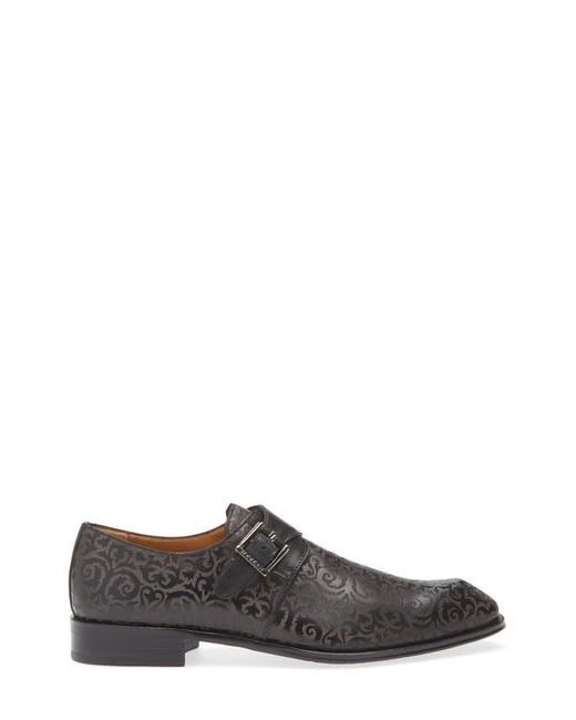 Mezlan Black Soria Monk Strap Loafer for men