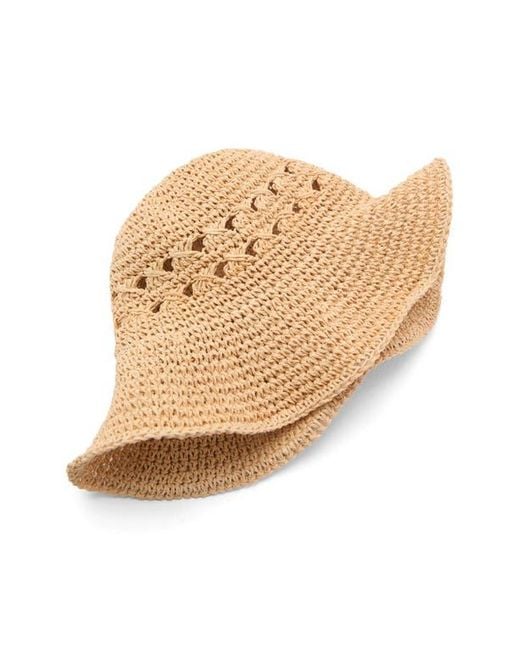 Mango Natural Openwork Straw Sun Hat