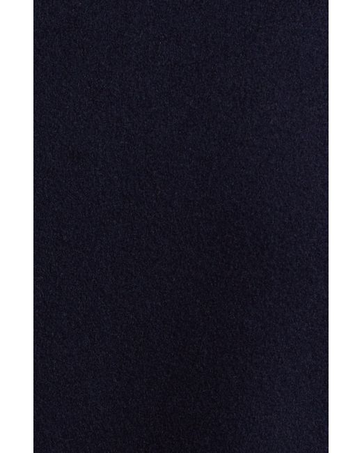 Fleurette Blue Hudson Belted Wool Longline Coat