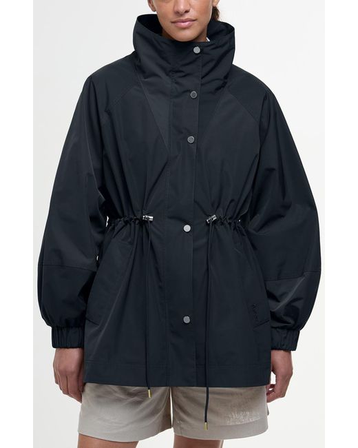 Barbour Blue Suri Check Showerproof Jacket
