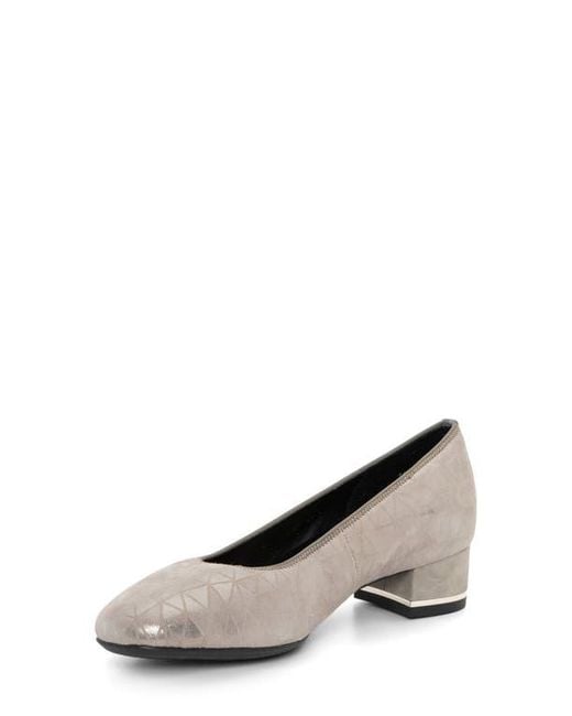 Ara White Gabrielle Pump