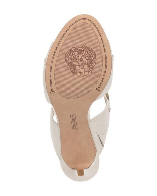 Vince Camuto White Ambra Slide Sandal