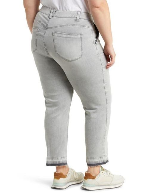 Wit & Wisdom Gray 'Ab'Solution Button Fly High Waist Jeans