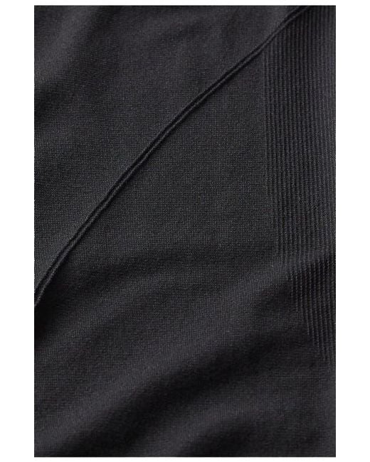 Fabletics Black Feather Tech+ Short-Sleeve Top