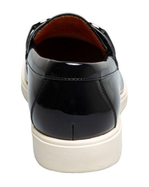 Stacy Adams Black Slayton Moc Toe Loafer for men