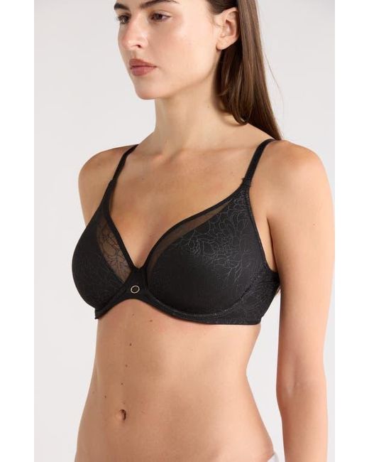 Chantelle Black Belle Underwire Plunge Bra