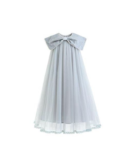 Tulle Blue Structured Button-Up Shirt