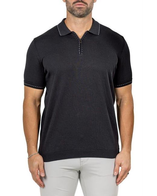 Maceoo Black Marthy Polo for men
