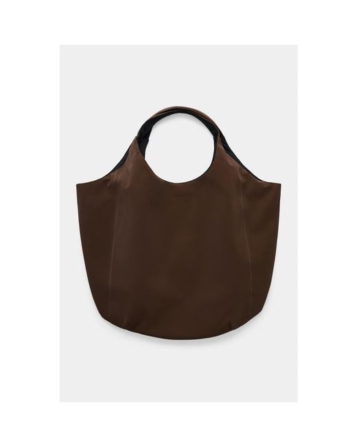 Stutterheim Brown Svea Puffer Matte Bag