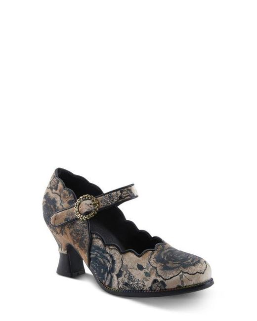 Spring Step Black Adodora Mary Jane Pump