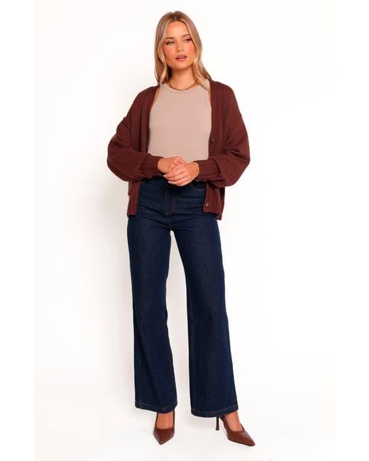 Petal & Pup Red Eden Button Front Cardigan