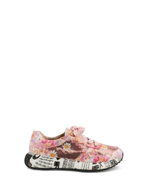 Spring Step Pink Zingy Sneaker