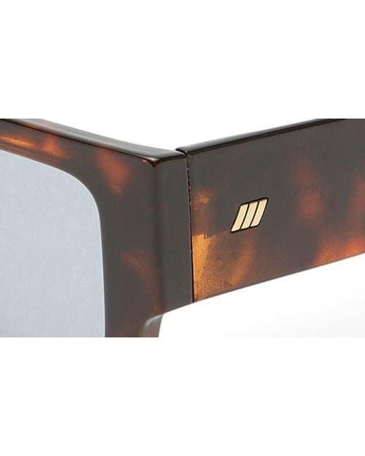 Le Specs Brown Contemplation 54Mm Rectangular Sunglasses for men