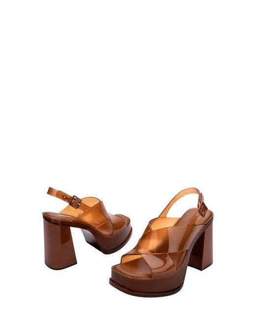 Melissa Brown Dance Slingback Platform Sandal