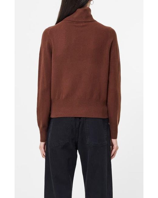 French Connection Brown Babysoft Turtleneck Sweater
