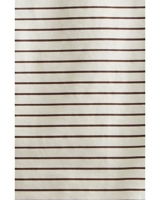 Staud Gray Didi Stripe Top