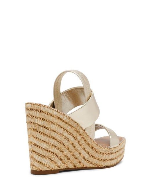 Steve Madden Metallic Contessa Espadrille Platform Wedge Sandal