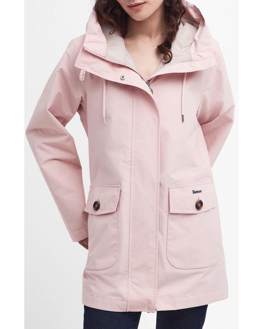 Barbour Pink Lansdowne Waterproof Jacket