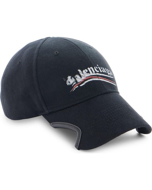 BALENCIAGA キャップ Political Stencil 箱付 新品 Balenciaga - Political Stencil baseball cap black - The Corner