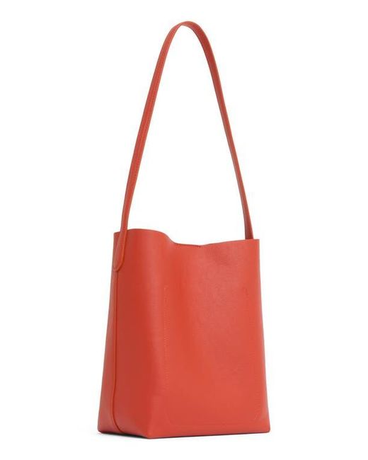 Mansur Gavriel Red Small Everyday Cabas Leather Tote