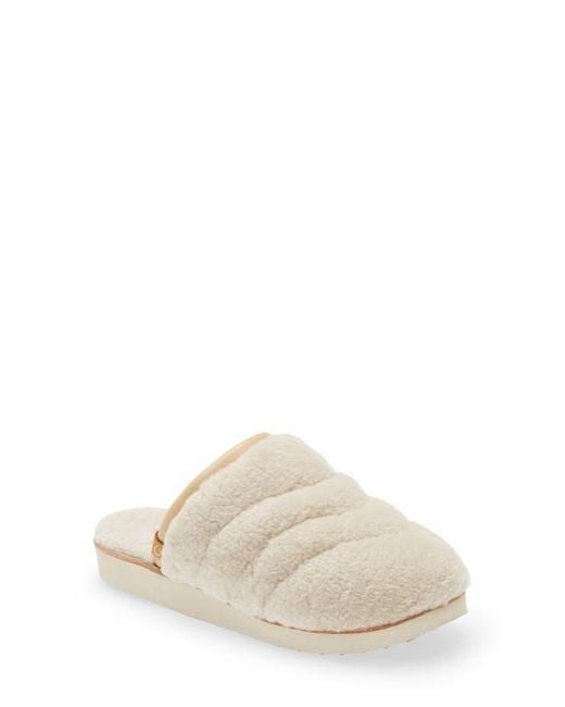 Olukai Multicolor Pupu Mua Genuine Shearling Scuff Slipper